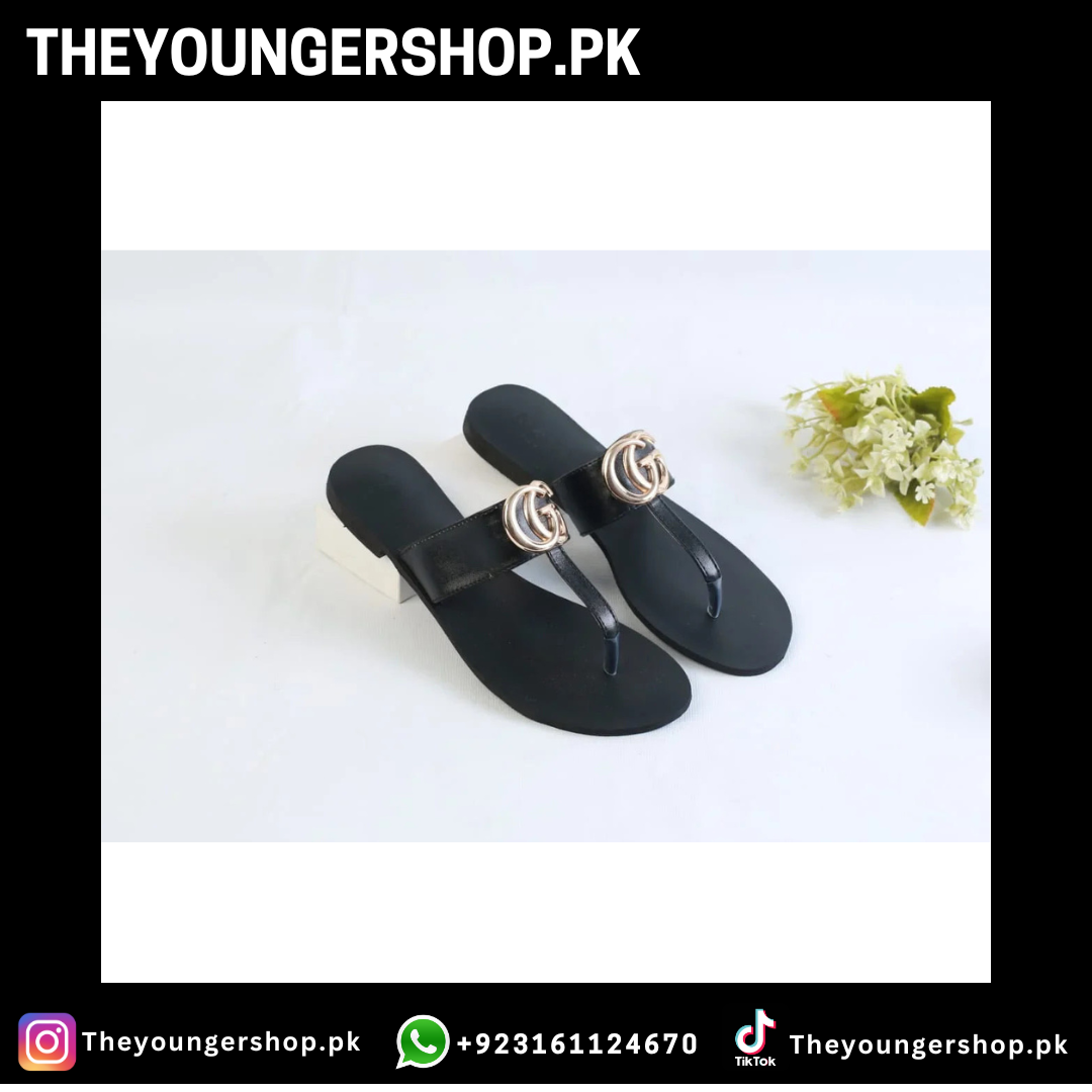 GG CASUAL FLATS - BLACK