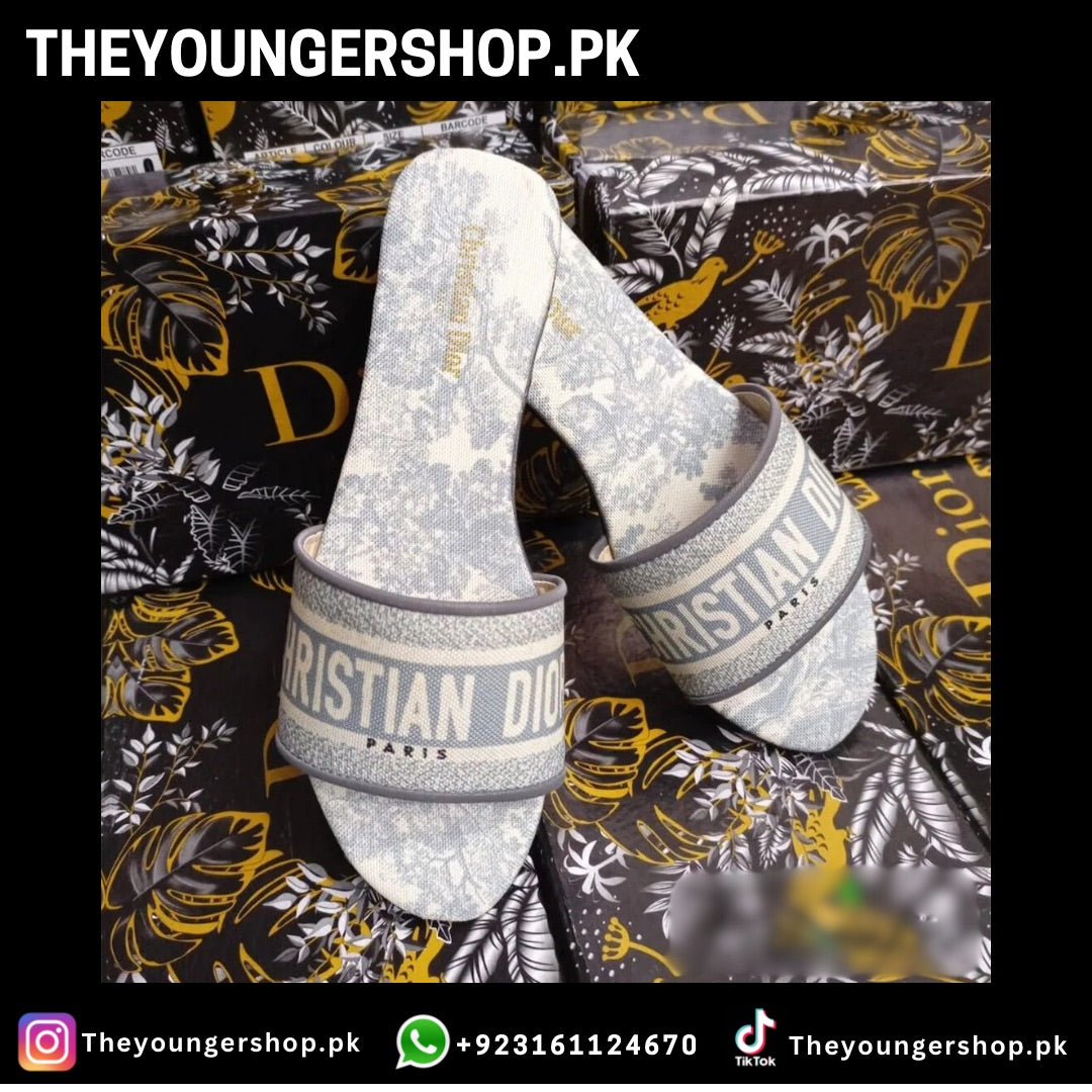 THEYOUNGERSHOP CD CASUAL SLIDES - GREY