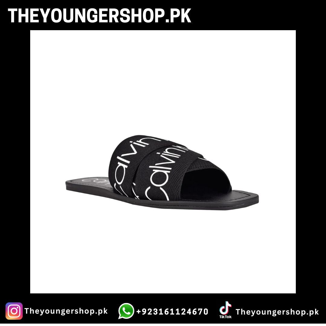 CK 'BAINY' LOGO SLIDES - BLACK