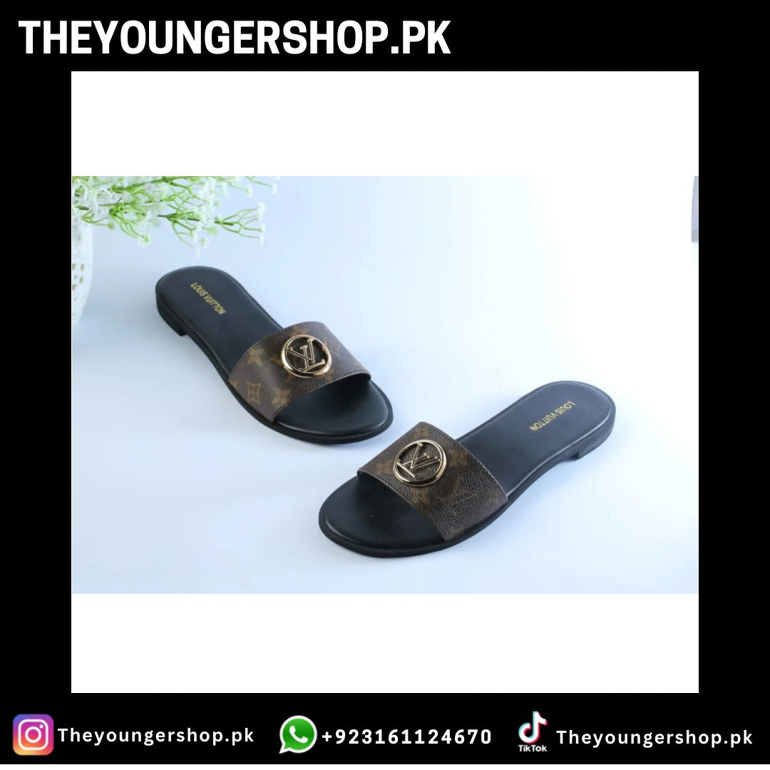 LV LOCK IT FLAT SLIPPERS